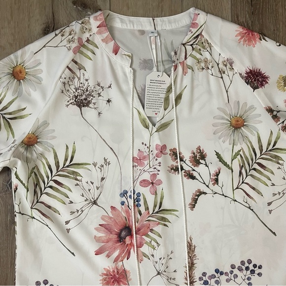 NWT White Floral Maxi Dress Women’s Size XL from Cherieday - Picture 3 of 12